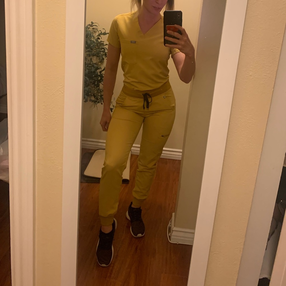 Figs Light Gold Set XS/XXS